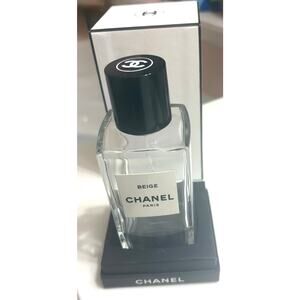 CHANEL Beige Les Exclusifs Empty Bottle & Box 200 ml – Authentic Collectible Dis